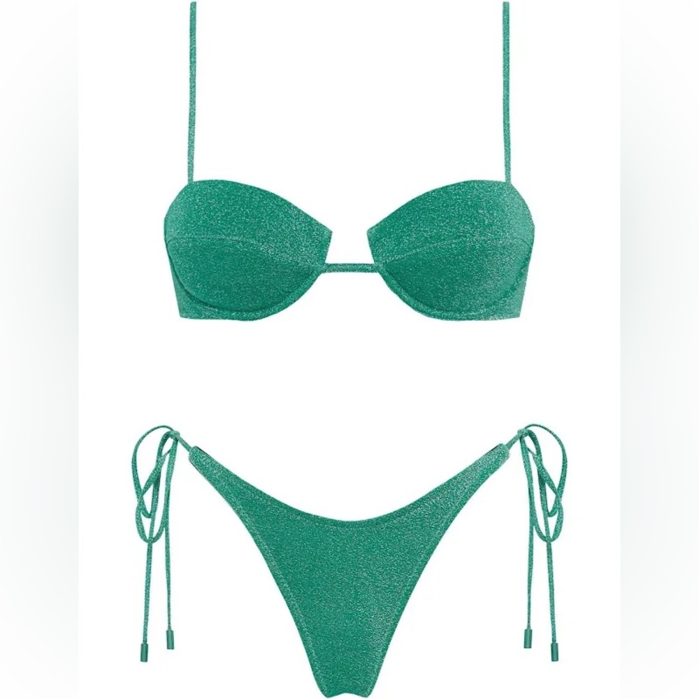 AUTHENTIC TRIANGL MALA JADED SPARKLE BIKINI